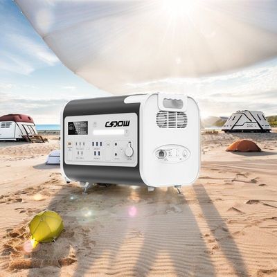 4400W पीक पावर पोर्टेबल बैटरी स्टैंडबाय पावर स्टेशन और ऊर्जा के लिए सौर पैनल