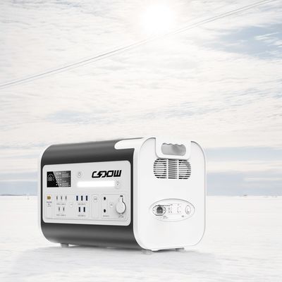 हाई पावर पोर्टेबल पावर स्टेशन LiFePO4 बैटरी और डुअल फास्ट चार्जिंग 2200W के साथ
