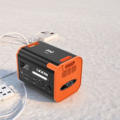 हाई पावर पोर्टेबल पावर स्टेशन LiFePO4 बैटरी और डुअल फास्ट चार्जिंग 2200W के साथ