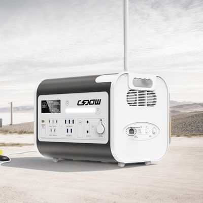 उच्च क्षमता 2200W पोर्टेबल पावर स्टेशन 2048Wh आउटडोर कैंपिंग के लिए सौर चार्जिंग