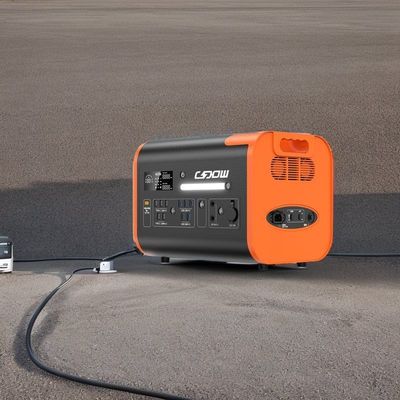 लौ retardant ग्रेड UL94V पोर्टेबल पावर स्टेशन सौर मोबाइल पावर नारंगी के साथ काला