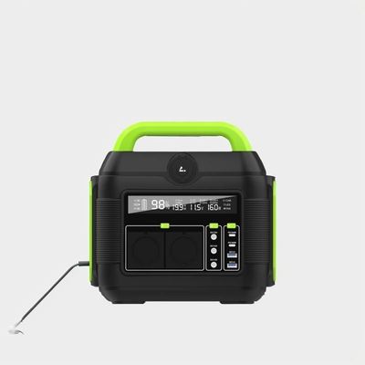 आउटडोर कैंपिंग और स्टैंडबाय के लिए लिक्विड क्रिस्टल डिस्प्ले 600W पोर्टेबल सोलर जनरेटर