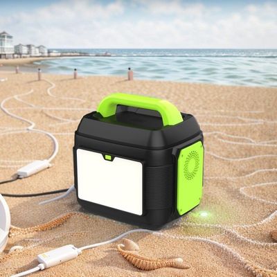 आउटडोर कैंपिंग और स्टैंडबाय के लिए लिक्विड क्रिस्टल डिस्प्ले 600W पोर्टेबल सोलर जनरेटर