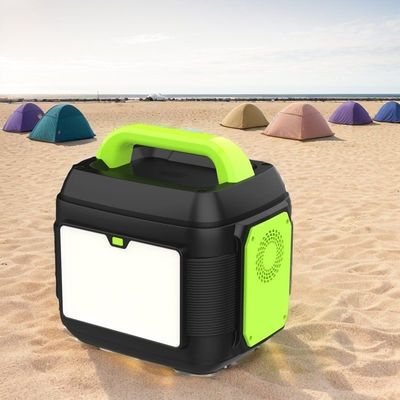 आउटडोर कैंपिंग और स्टैंडबाय के लिए लिक्विड क्रिस्टल डिस्प्ले 600W पोर्टेबल सोलर जनरेटर