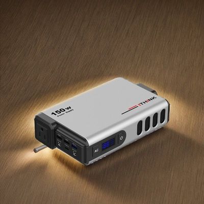 150W पोर्टेबल पावर स्टेशन रीसाइक्लेबल और फास्ट चार्जिंग स्टैंडबाय सौर ऊर्जा भंडारण