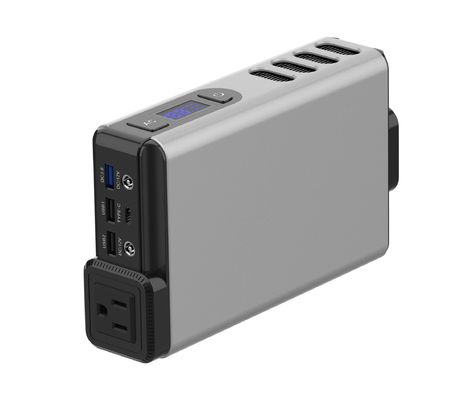 S150X-100 पोर्टेबल पावर स्टेशन 150W घर के लिए आउटडोर आपातकालीन बैकअप 110V 220V एसी आउटपुट