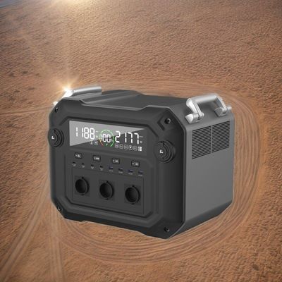 Un38.3/MSDS परीक्षण सौर जनरेटर 2500W 2000W 3000W मोबाइल के लिए पोर्टेबल पावर स्टेशन