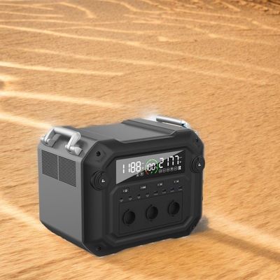 Un38.3/MSDS परीक्षण सौर जनरेटर 2500W 2000W 3000W मोबाइल के लिए पोर्टेबल पावर स्टेशन