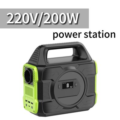 200W पोर्टेबल पावर स्टेशन सौर जनरेटर लिथियम बैटरी आपूर्ति पावर बैंक S2X-173