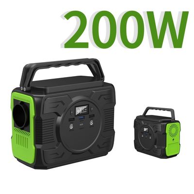 तृतीयक लिथियम बैटरी 200W पोर्टेबल जनरेटर आपातकालीन के लिए यूपीएस प्रकार बिजली स्टेशन