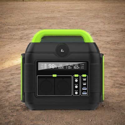 600W साइन वेव 220V 576wh आउटडोर कैंपिंग लिथियम बैटरी मोबाइल बिजली की आपूर्ति घर के लिए