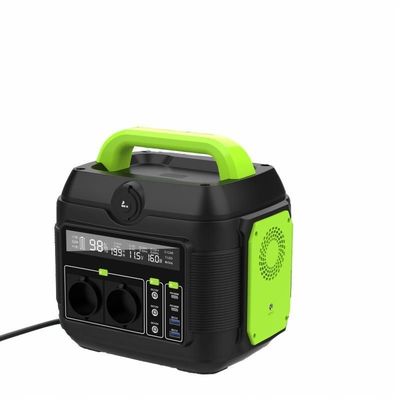 600W लिथियम बैटरी और हटाने योग्य पैक के साथ आउटडोर सौर चार्जिंग पोर्टेबल पावर स्टेशन