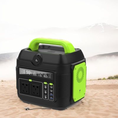 600W हाई पावर पोर्टेबल आउटडोर होम आपातकालीन जनरेटर बैटरी हटाने योग्य के साथ नहीं हो सकता है