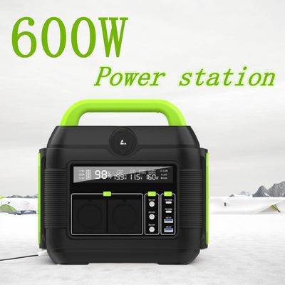 पोर्टेबल पावर स्टेशन लिथियम बैटरी सौर जनरेटर 600W 300W सभी के लिए संगत