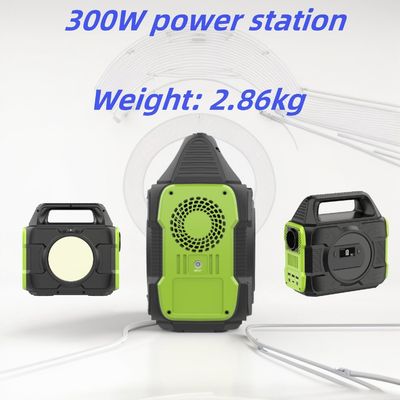 कैम्पिंग और RV पावर के लिए 300W पोर्टेबल पावर स्टेशन 288wh आउटडोर सोलर जनरेटर S3