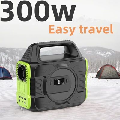 घर और आपातकालीन बिजली स्टेशन के लिए 300W पोर्टेबल सौर ऊर्जा भंडारण जनरेटर