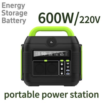 एडाप्टर और S6 के साथ 600W बहुक्रियाशील पोर्टेबल सौर ऊर्जा ऊर्जा भंडारण प्रणाली