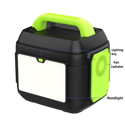 पोर्टेबल पावर स्टेशन के लिए 600W रिवील लिक्विड क्रिस्टल डिस्प्ले सोलर जनरेटर