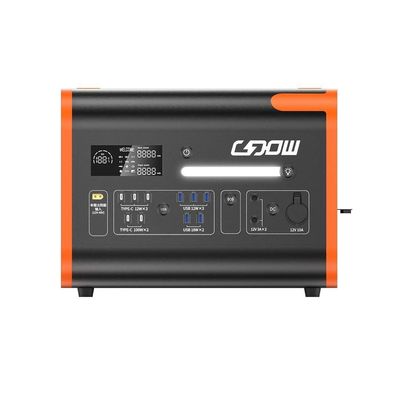 2200W 2400W लिथियम बैटरी तेजी से चार्जिंग गति के साथ रिचार्जेबल सौर ऊर्जा स्टेशन