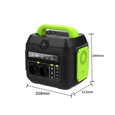 एमपीपीटी सौर जनरेटर 600W 576Wh 14.4V 40Ah 160000mAh रिवील एलसीडी पोर्टेबल पावर स्टेशन