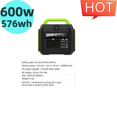 पुनर्नवीनीकरण के लिए 600W शांत पोर्टेबल पावर स्टेशन सौर जनरेटर S6 S6 आउटडोर कैंपिंग