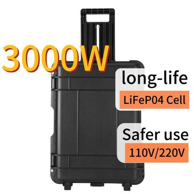 कार और आउटडोर मोबाइल पावर सप्लाई 3000W पोर्टेबल सोलर जनरेटर चार्जिंग समय 6-7h