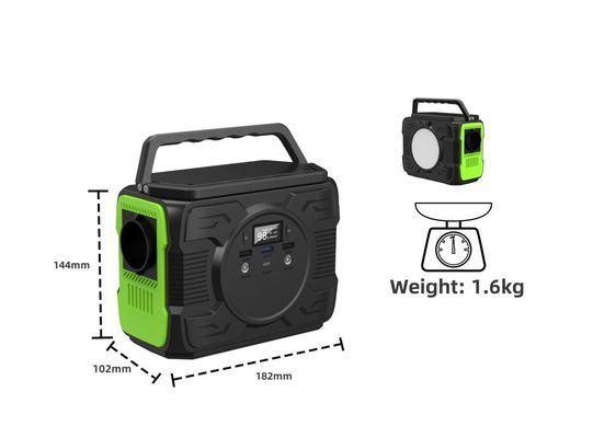 आउटडोर मोबाइल पावर सप्लाई के साथ Acoutput पावर 200W और USB1/USB2 निर्यात 5V/2.1A