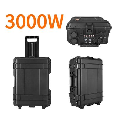 LT-30 हाई कैपेसिटी 3000wh 3300W LiFePO4 बैटरी कैम्पिंग के लिए पोर्टेबल पावर स्टेशन