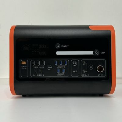 800W सौर इनपुट 2048wh2200wh आउटडोर पावर स्टेशन के साथ और जीवन काल 2000 बार