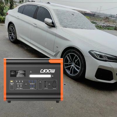 वायरलेस चार्जिंग 15W CE Un38.3 MSDS प्रमाणित 2200W आपातकालीन के लिए पोर्टेबल पावर स्टेशन