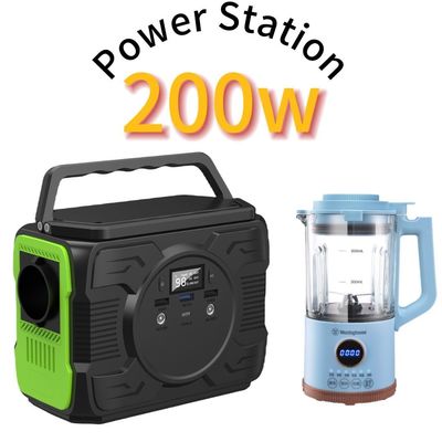 200W/173wh लिथियम बैटरी पोर्टेबल सोलर पावर स्टेशन Ec5 आउटपुट 12V/200-300A के साथ