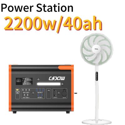 बहु सुरक्षा सुरक्षा डिजाइन के साथ 1500W फास्ट चार्ज पोर्टेबल आपातकालीन बिजली स्टेशन