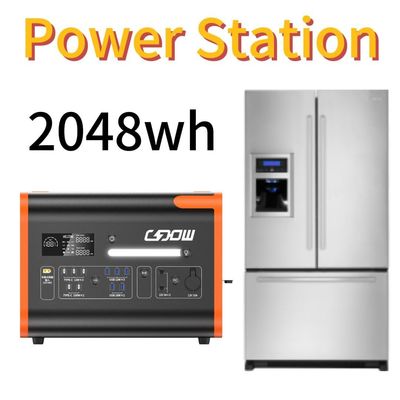 बहु सुरक्षा सुरक्षा डिजाइन के साथ 1500W फास्ट चार्ज पोर्टेबल आपातकालीन बिजली स्टेशन