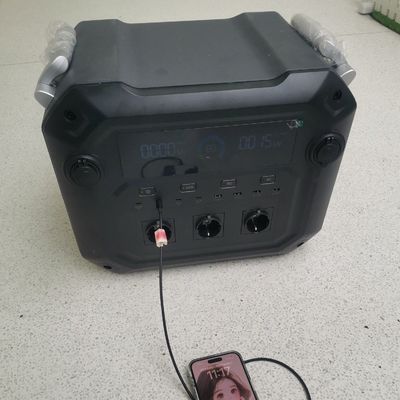 2500W AC आउटपुट 3600W सौर जनरेटर आउटडोर कैंपिंग/आरवी के लिए पोर्टेबल पावर स्टेशन