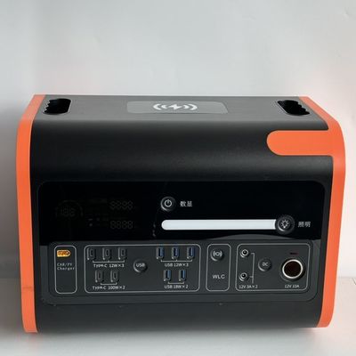कैम्पिंग में बैकअप ऊर्जा आपूर्ति के लिए LiFePO4 2200W AT22 पोर्टेबल सोलर पावर स्टेशन