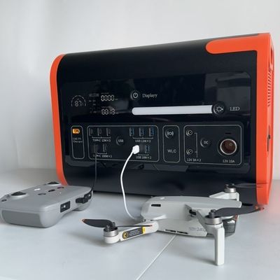 51.52V/40ah बैटरी क्षमता 3500W निरंतर बिजली उत्पादन आउटडोर के लिए सौर ऊर्जा स्टेशन