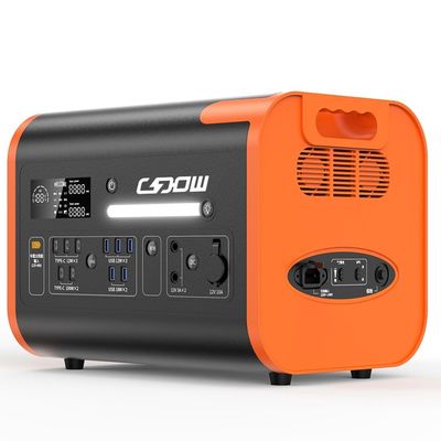संयुक्त राष्ट्र एसी सॉकेट पोर्टेबल मोबाइल पावर 2200W वायरलेस चार्जिंग सोलर जनरेटर