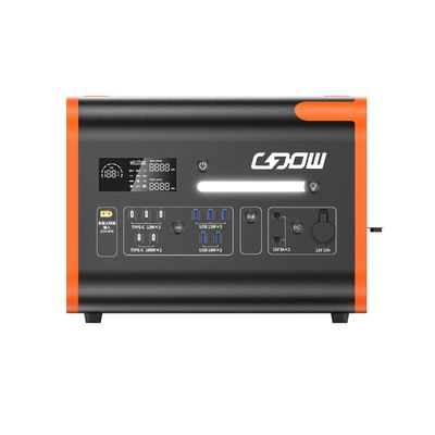 लिथियम बैटरी अनुकूलन योग्य रंग के साथ 2200W निरंतर शक्ति पोर्टेबल सौर जनरेटर