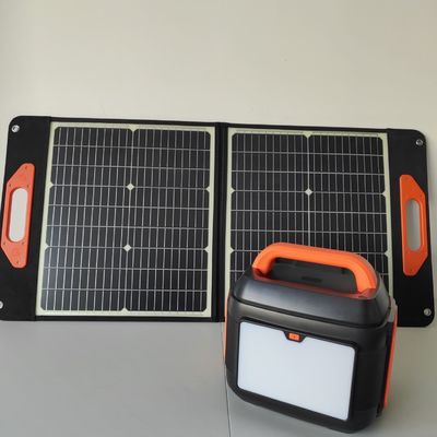 600W यात्रा पोर्टेबल लिथियम ऊर्जा भंडारण सौर पैनल चार्जिंग के साथ बिजली की आपूर्ति 60W