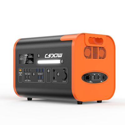 110V/220V 2200W शुद्ध साइन वेव इन्वर्टर LiFePO4 बैटरी बहुक्रियाशील बिजली स्टेशन