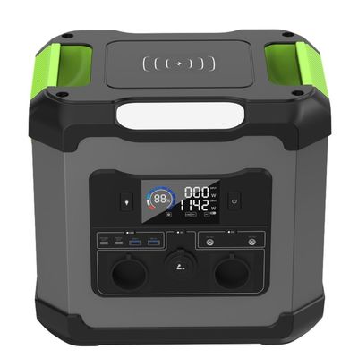 12V-13V/10A DC आउटपुट 1500W/1344wh आउटडोर घरेलू जरूरतों के लिए पोर्टेबल पावर स्टेशन