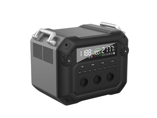 2500W ऑल आउटपुट सॉकेट यूएसबी पावर स्टेशन एसी आउटपुट पावर के साथ ऊर्जा भंडारण प्रणाली