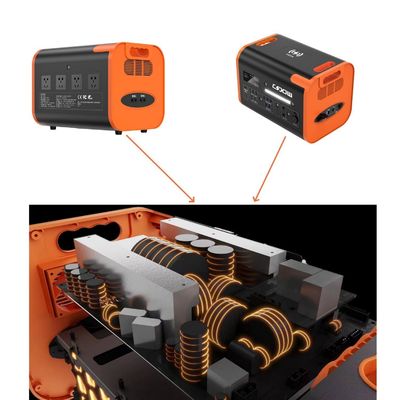 कार मोबाइल पावर स्टेशन 40ah 2200W/2048wh/LiFePO4 रिचार्जेबल पूल सेट इन्वर्टर के साथ