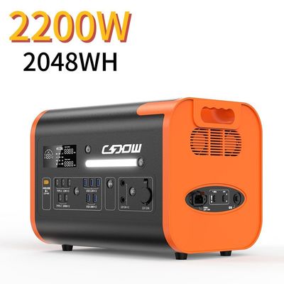 90 मिनट में घर के लिए शक्तिशाली 2200W आउटडोर पावर सप्लाई सौर ऊर्जा भंडारण प्रणाली