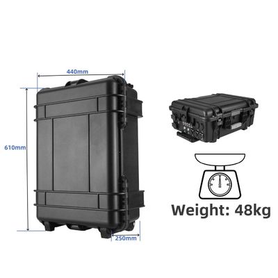 होम आउटडोर एसी लाइफपीओ4 सोलर जनरेटर 5000W पावर स्टेशन काली रंग में ODM/OEM द्वारा