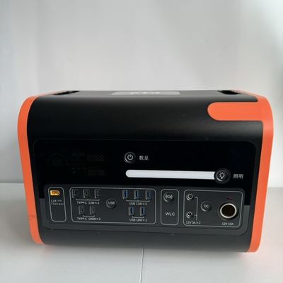 2200W निरंतर बिजली उत्पादन पोर्टेबल सौर ऊर्जा स्टेशन 1500W 1000W घर आपातकालीन के लिए