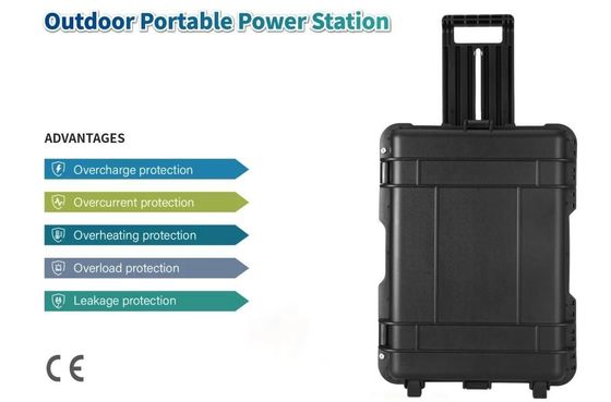 कार चार्जिंग के लिए 5000W/4800whlifepo4 आउटडोर रिचार्जेबल सौर और पवन ऊर्जा स्टेशन