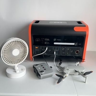2200W पोर्टेबल पावर स्टेशन यूपीएस सौर इनपुट 800W जनरेटर निर्बाध बिजली आपूर्ति