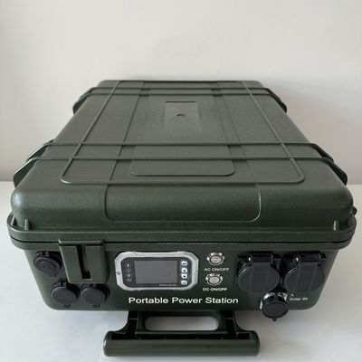 सामग्री ABS मध्य फ्रेम 6000W 6048Wh सौर पैनल यूएसबी और कार में चार्जिंग के साथ पोर्टेबल पावर स्टेशन