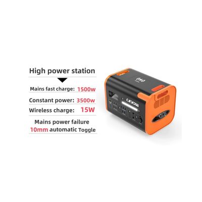 220V±5% AC आउटपुट 40ah/2200W/2048wh पोर्टेबल सोलर पावर स्टेशन ओवरवोल्टेज सुरक्षा